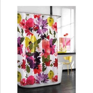 Anthology Avery 1 shower curtain EUC